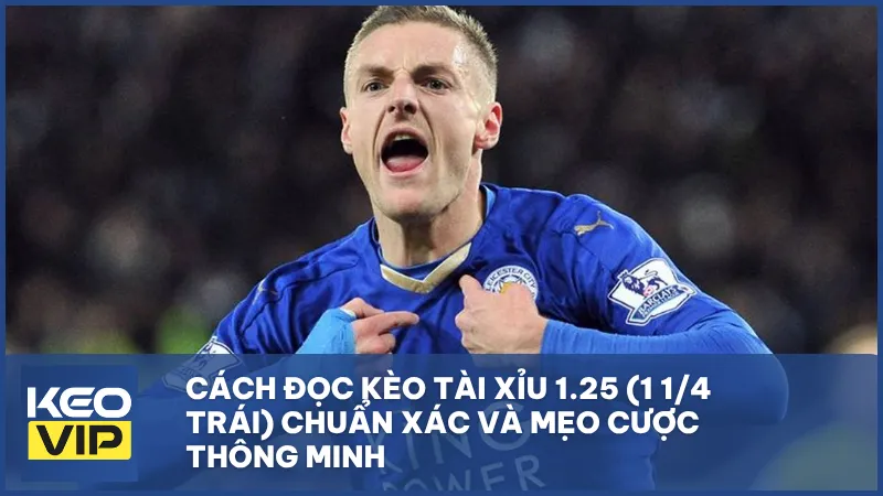 Cách đọc kèo tài xỉu 1.25 (1 1/4 trái) chuẩn xác và mẹo cược thông minh