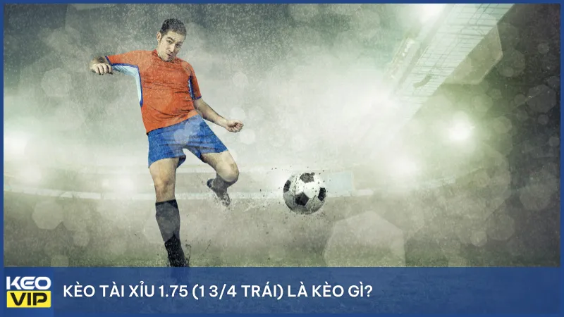Kèo tài xỉu 1.75 (1 3/4 trái) là kèo gì?